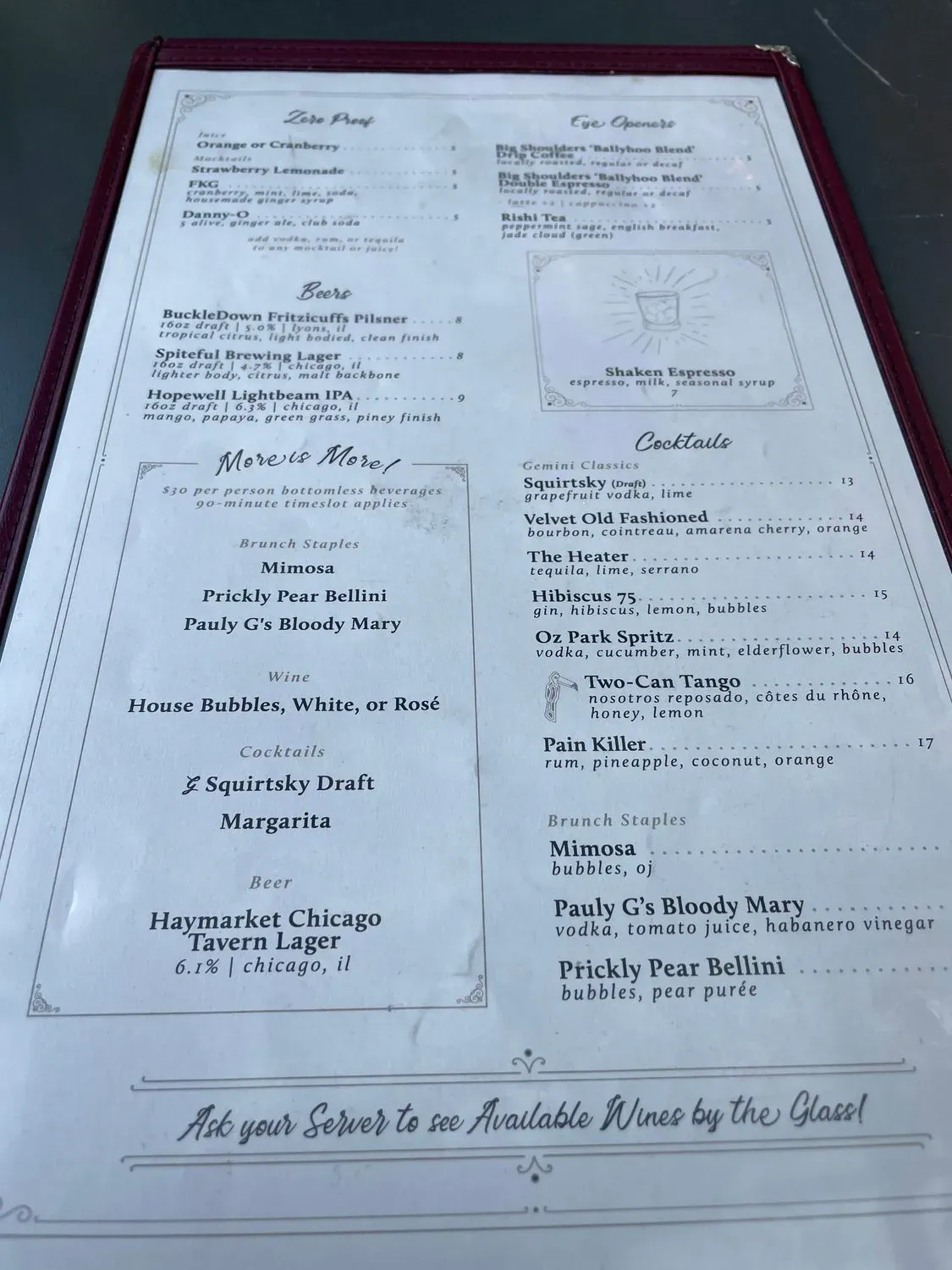 Menu 6