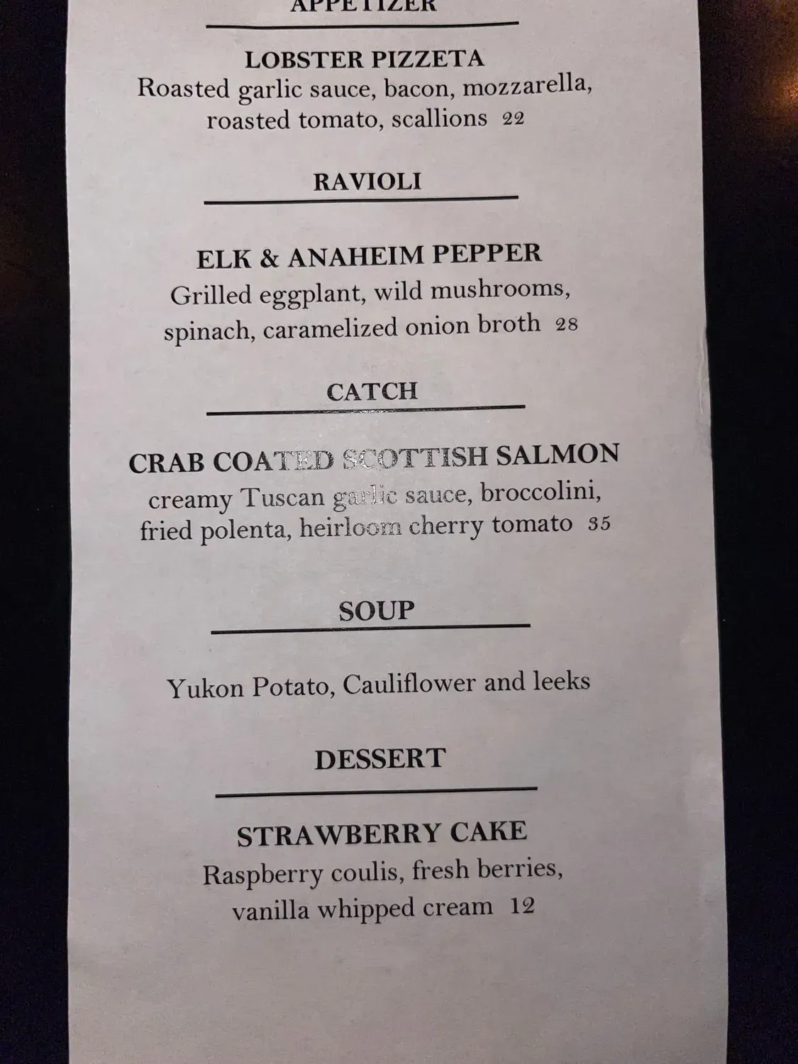 Menu 6