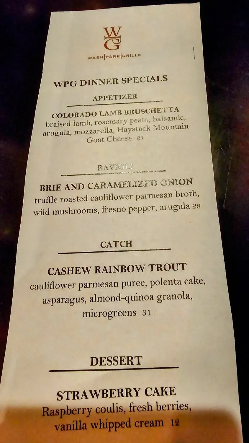 Menu 4