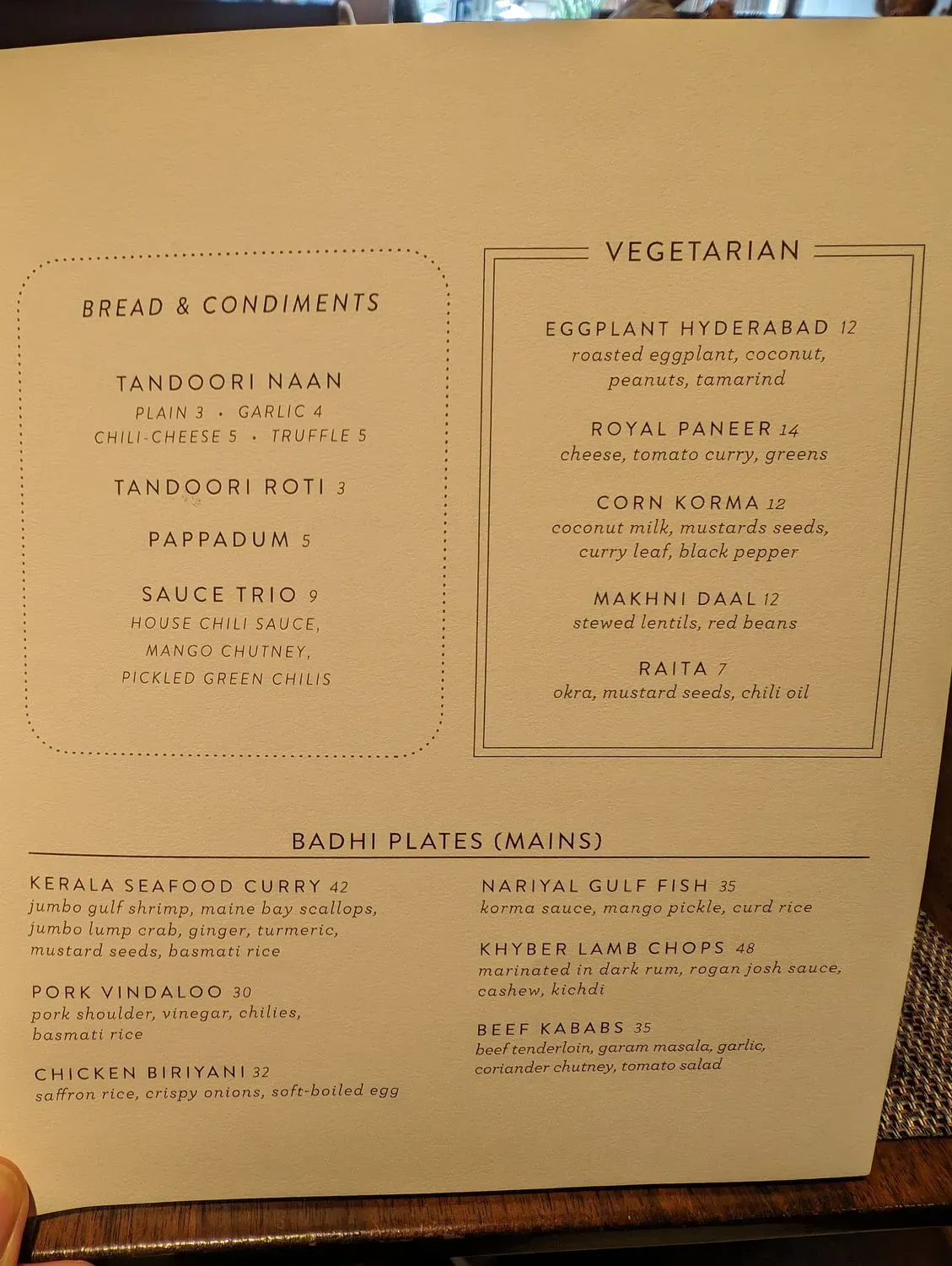 Menu 2