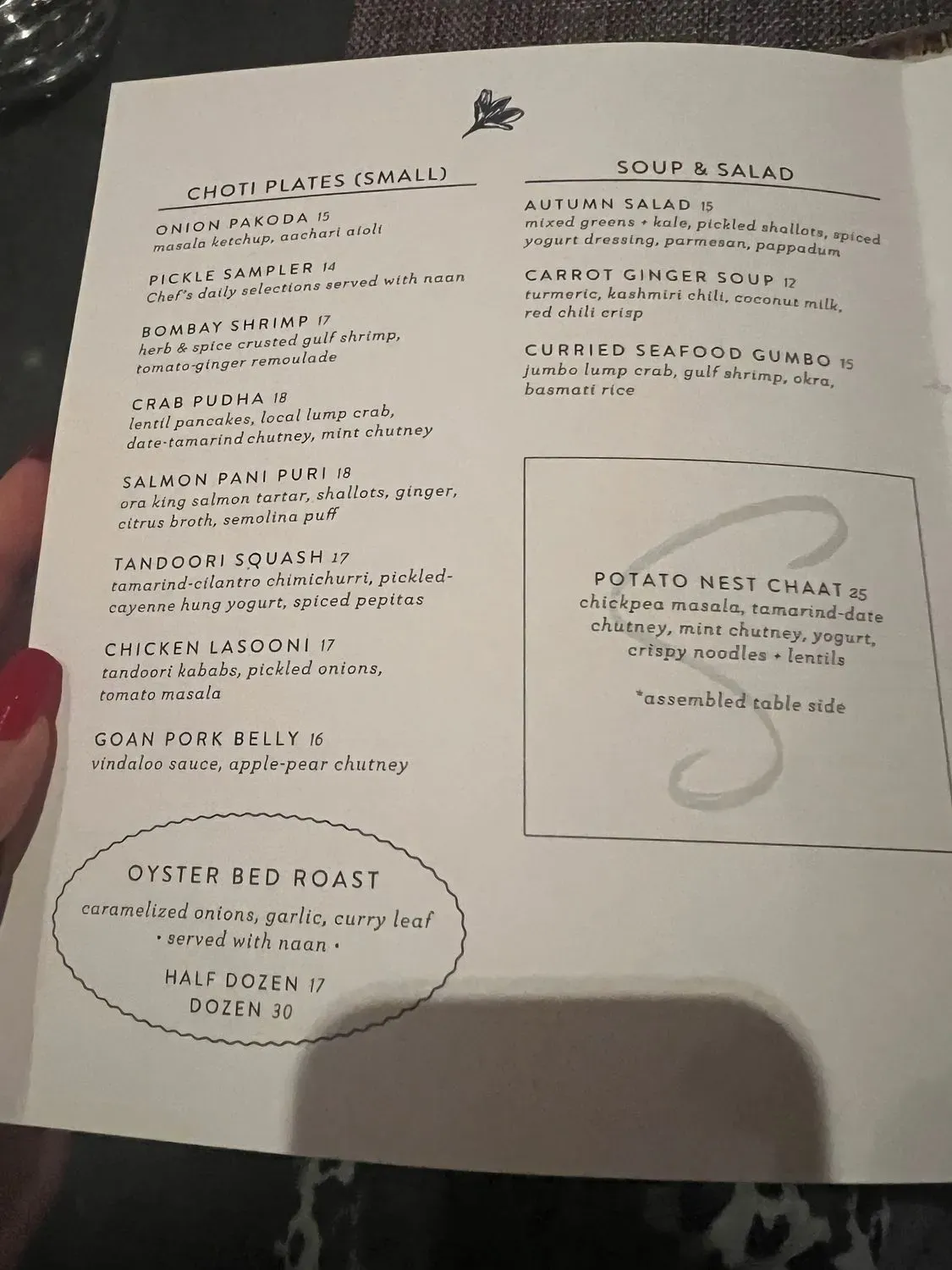 Menu 5