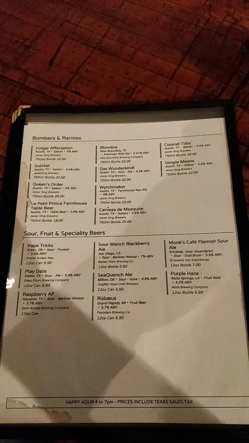 Menu 6