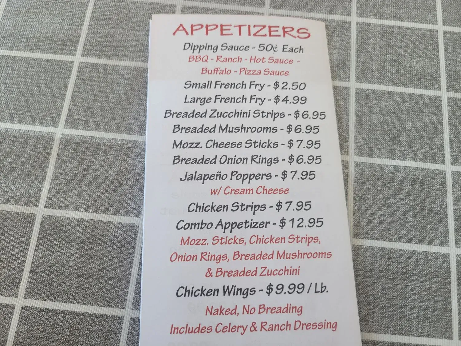 Menu 2