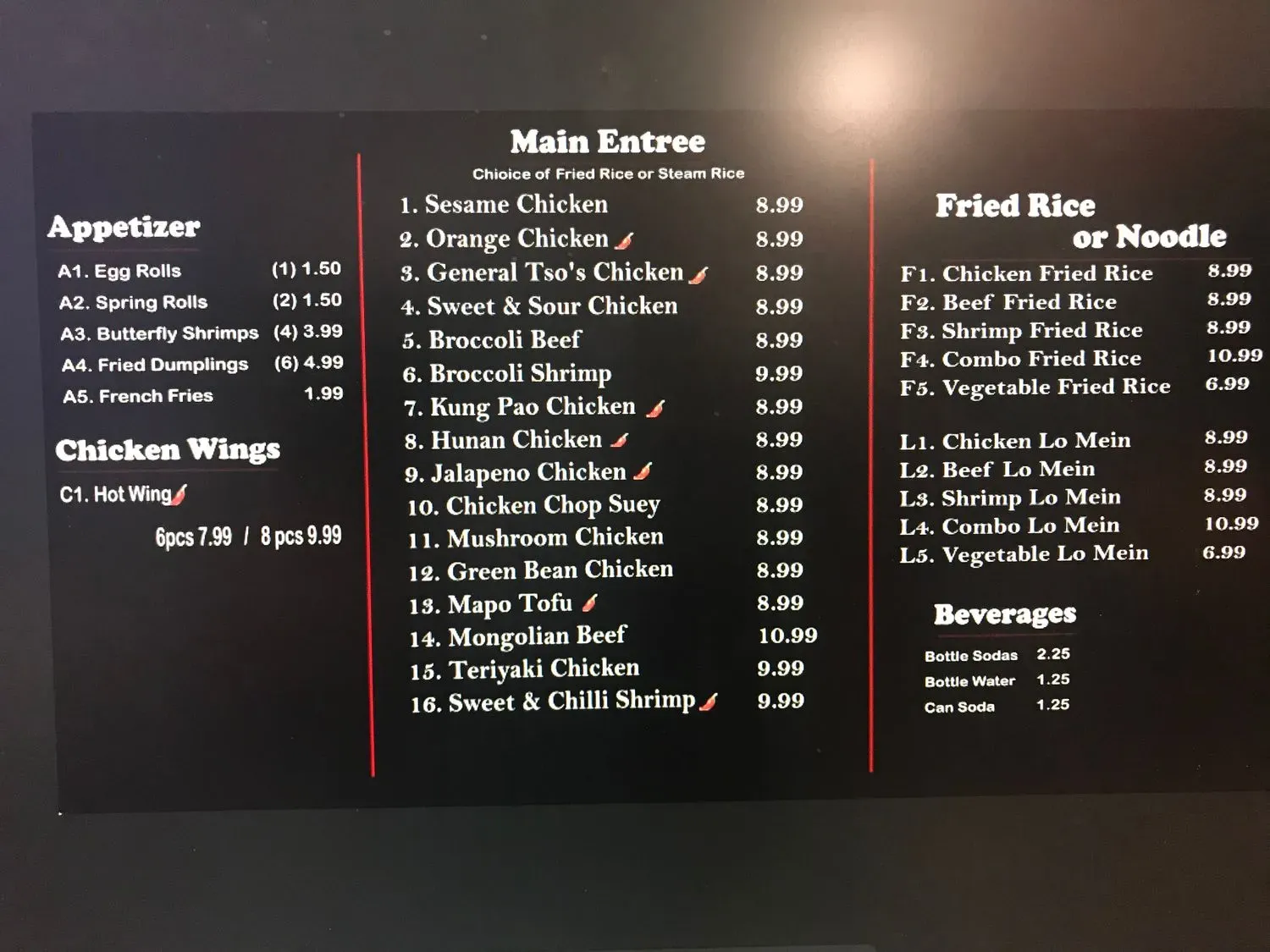 Menu 5