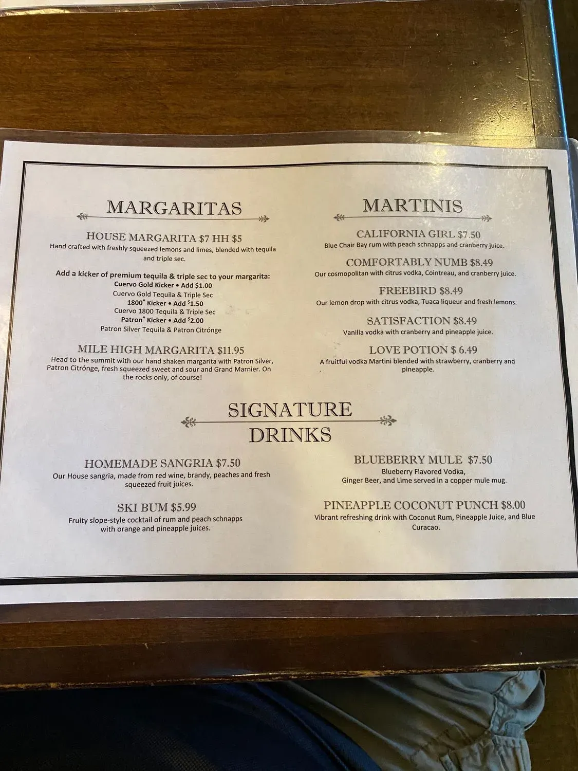 Menu 3