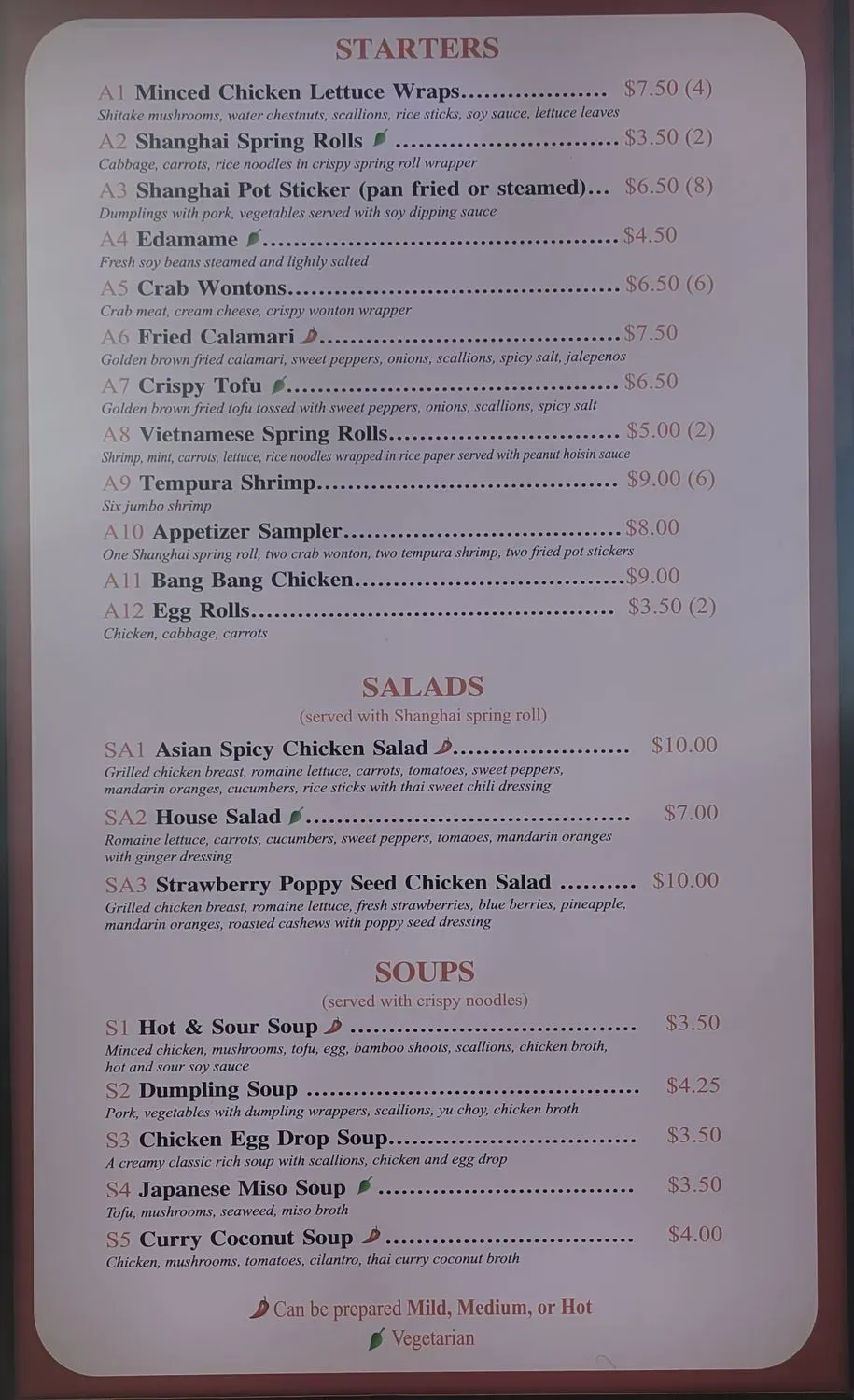 Menu 2