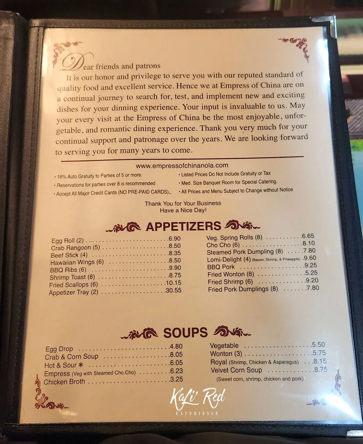 Menu 3