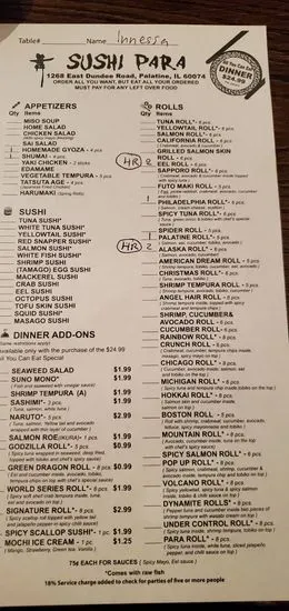 Menu 4