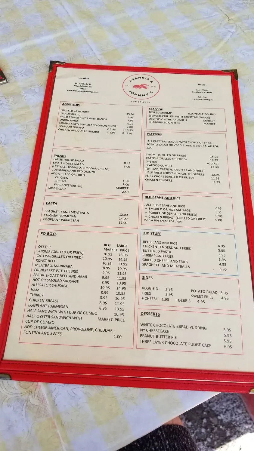 Menu 2