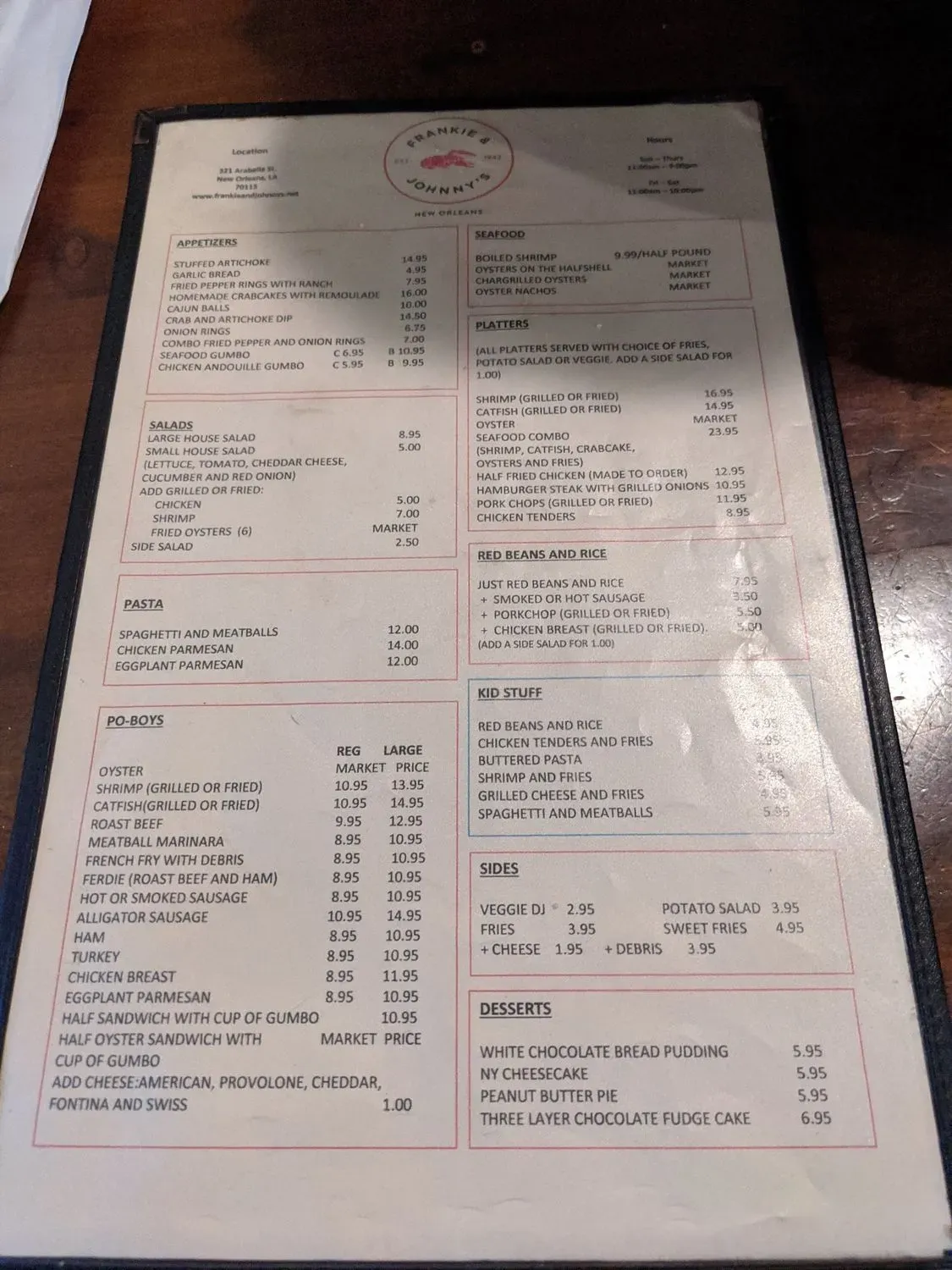 Menu 4