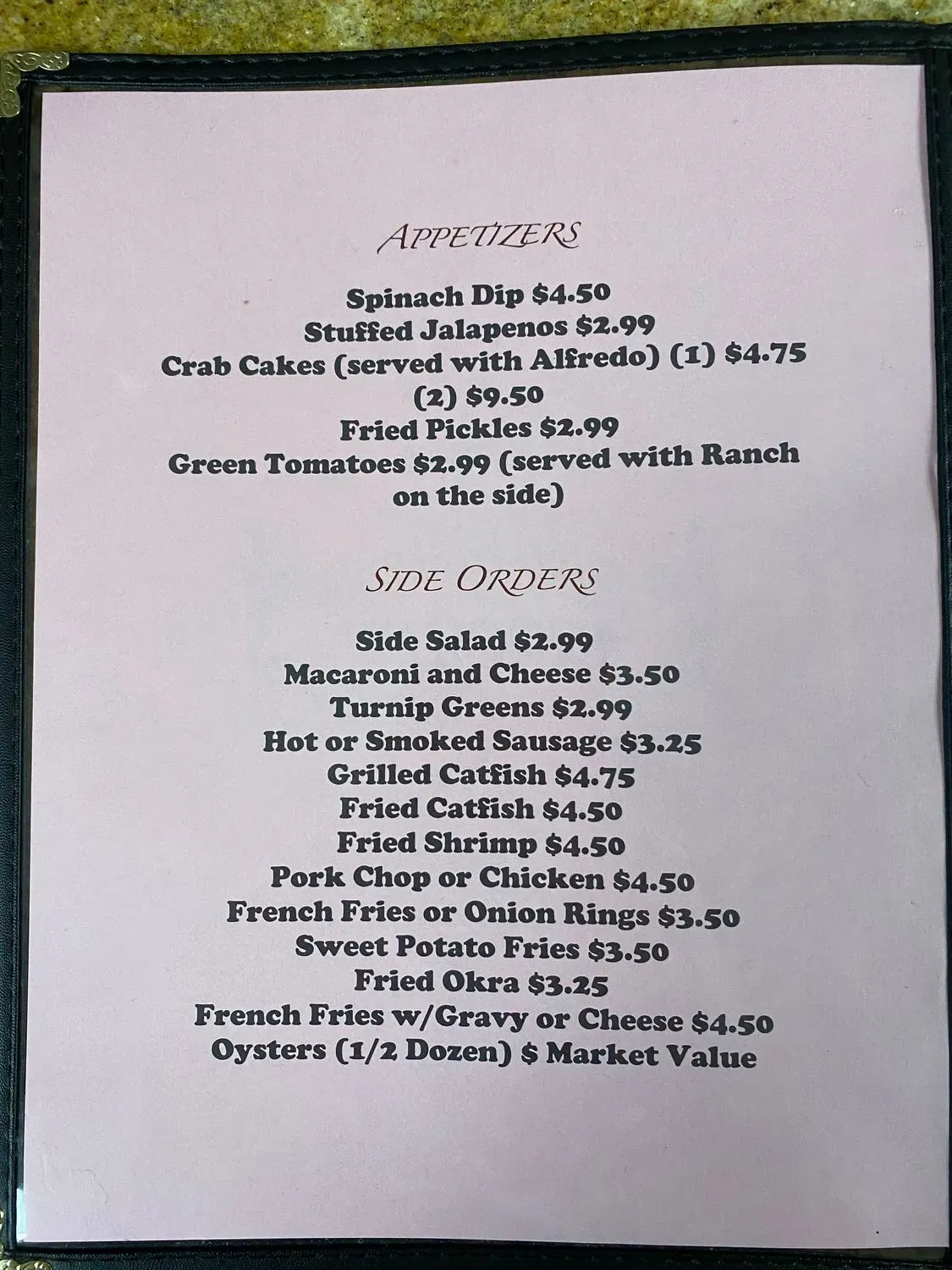 Menu 6