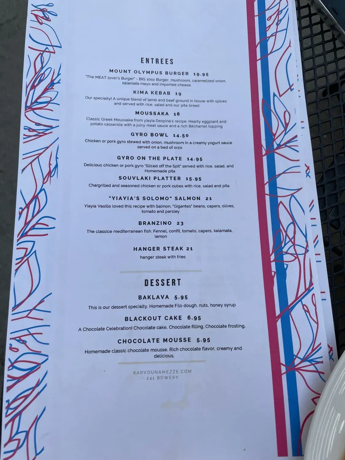 Menu 2