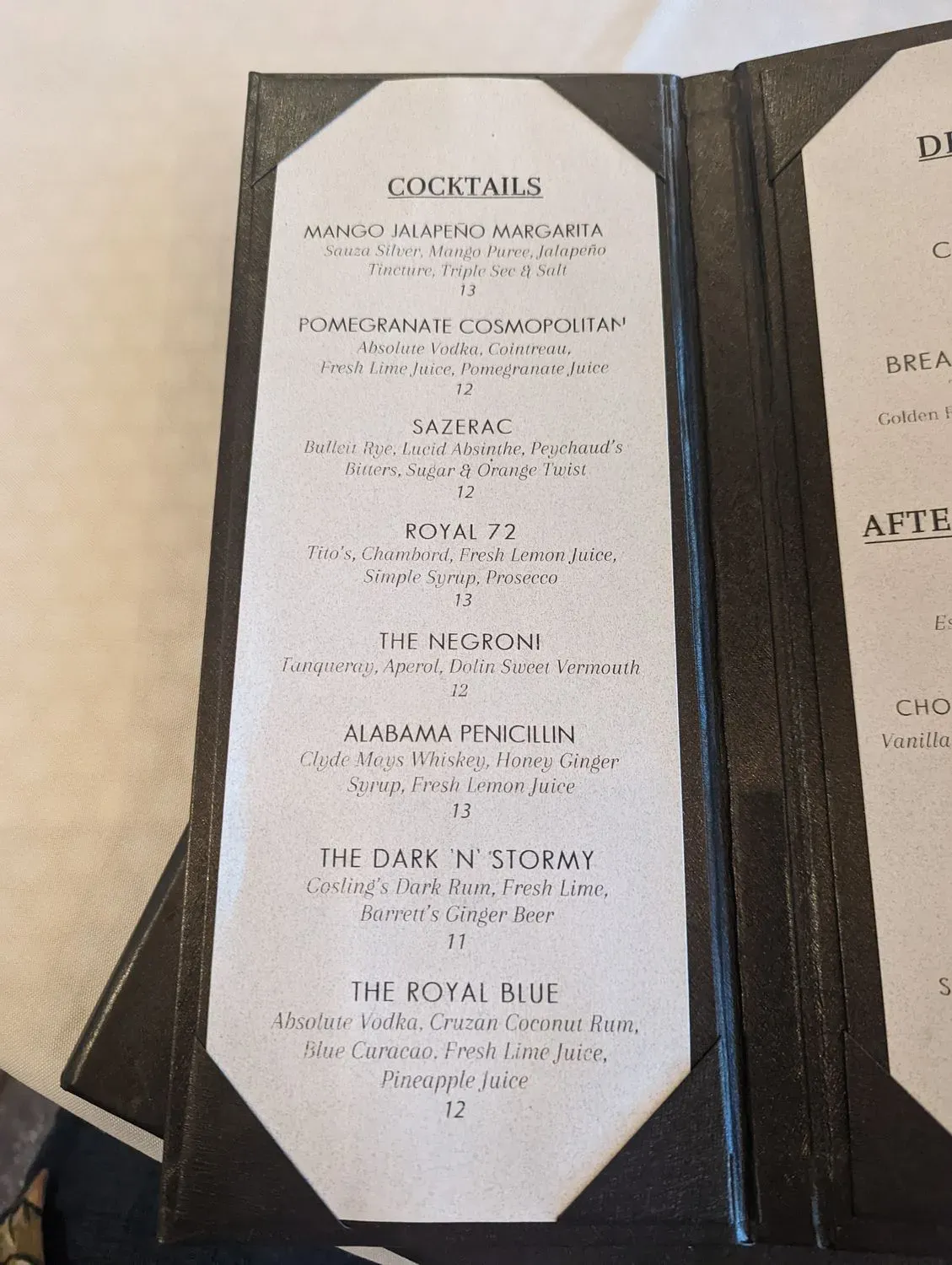 Menu 4