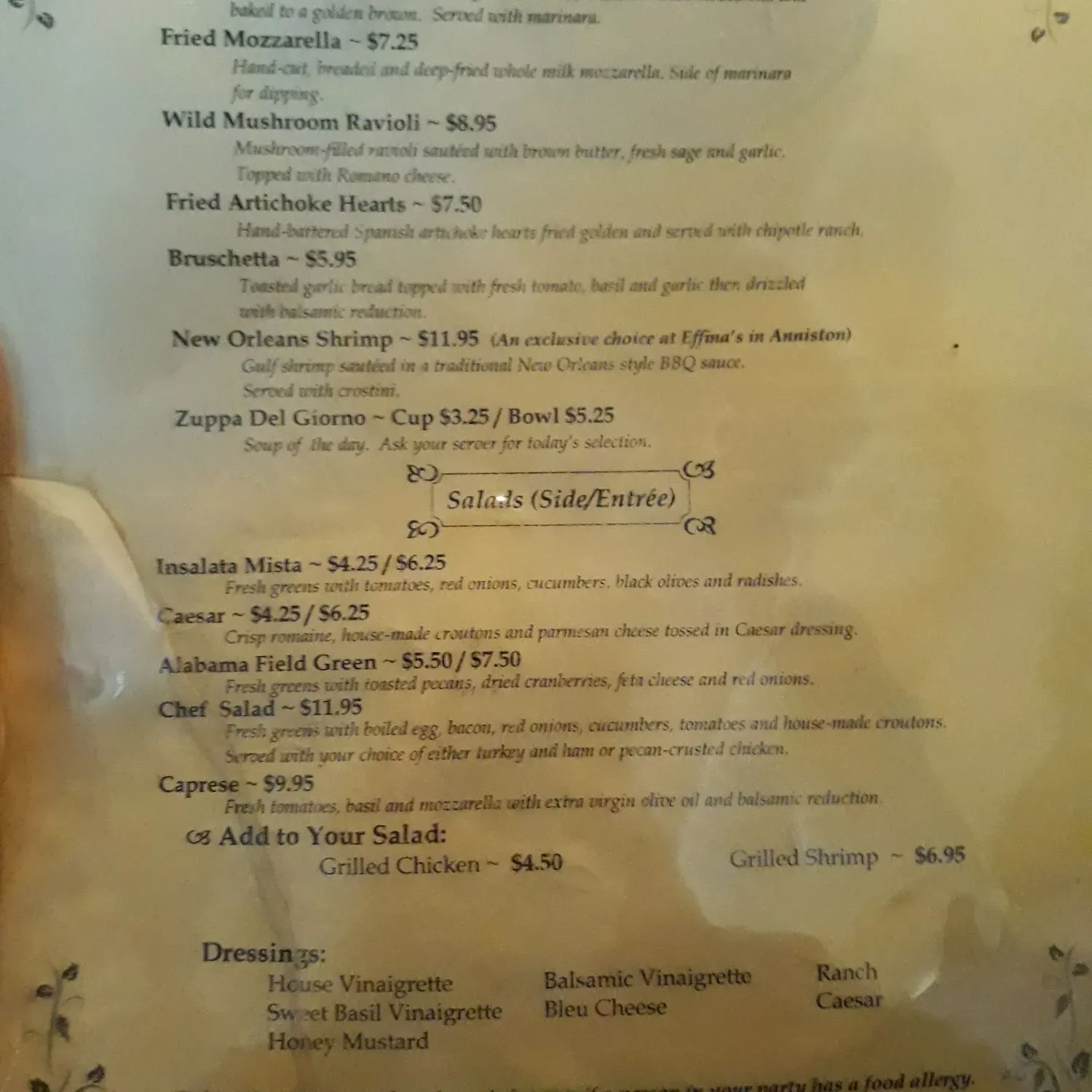 Menu 2