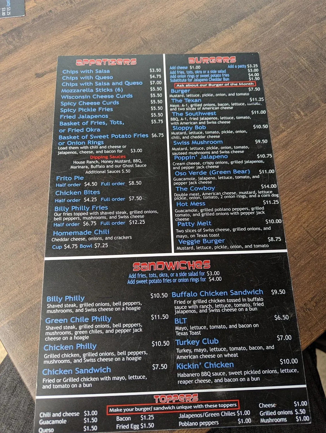 Menu 4