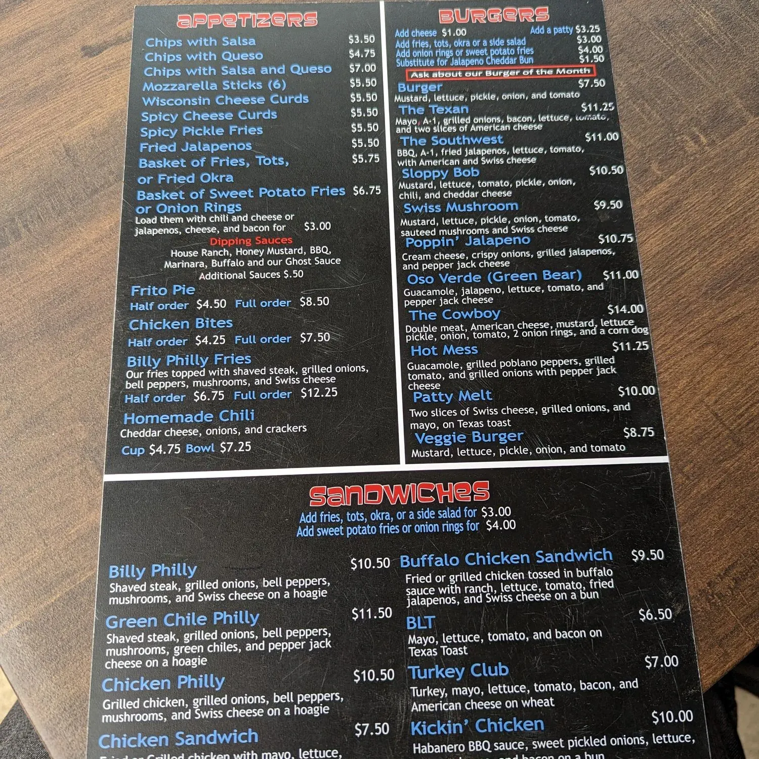 Menu 2