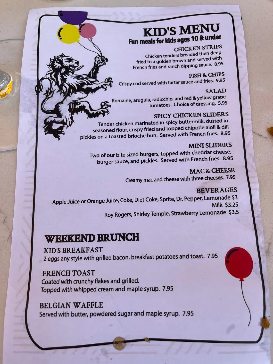 Menu 4