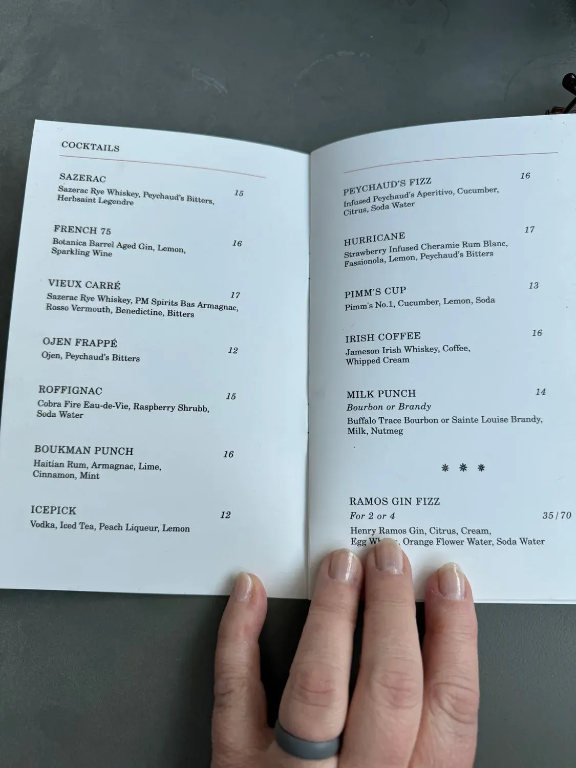 Menu 4