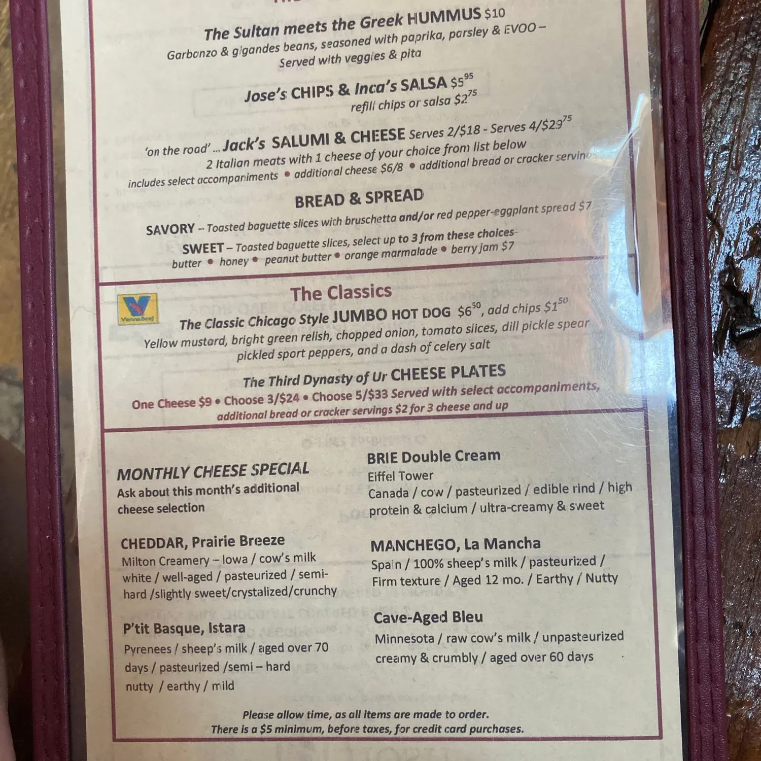 Menu 2