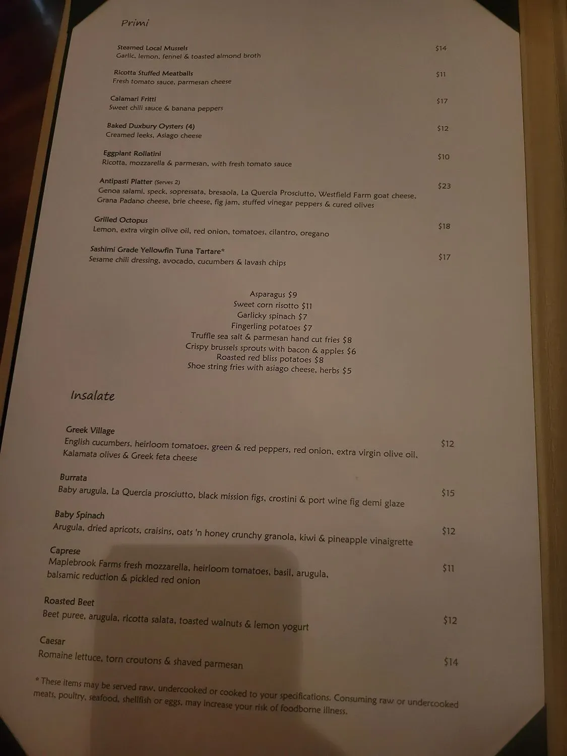 Menu 4