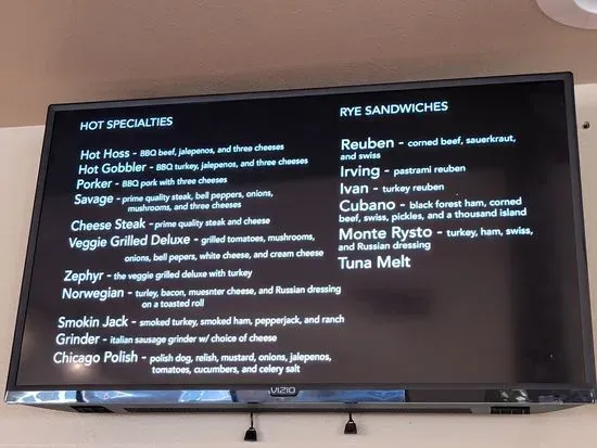 Menu 2