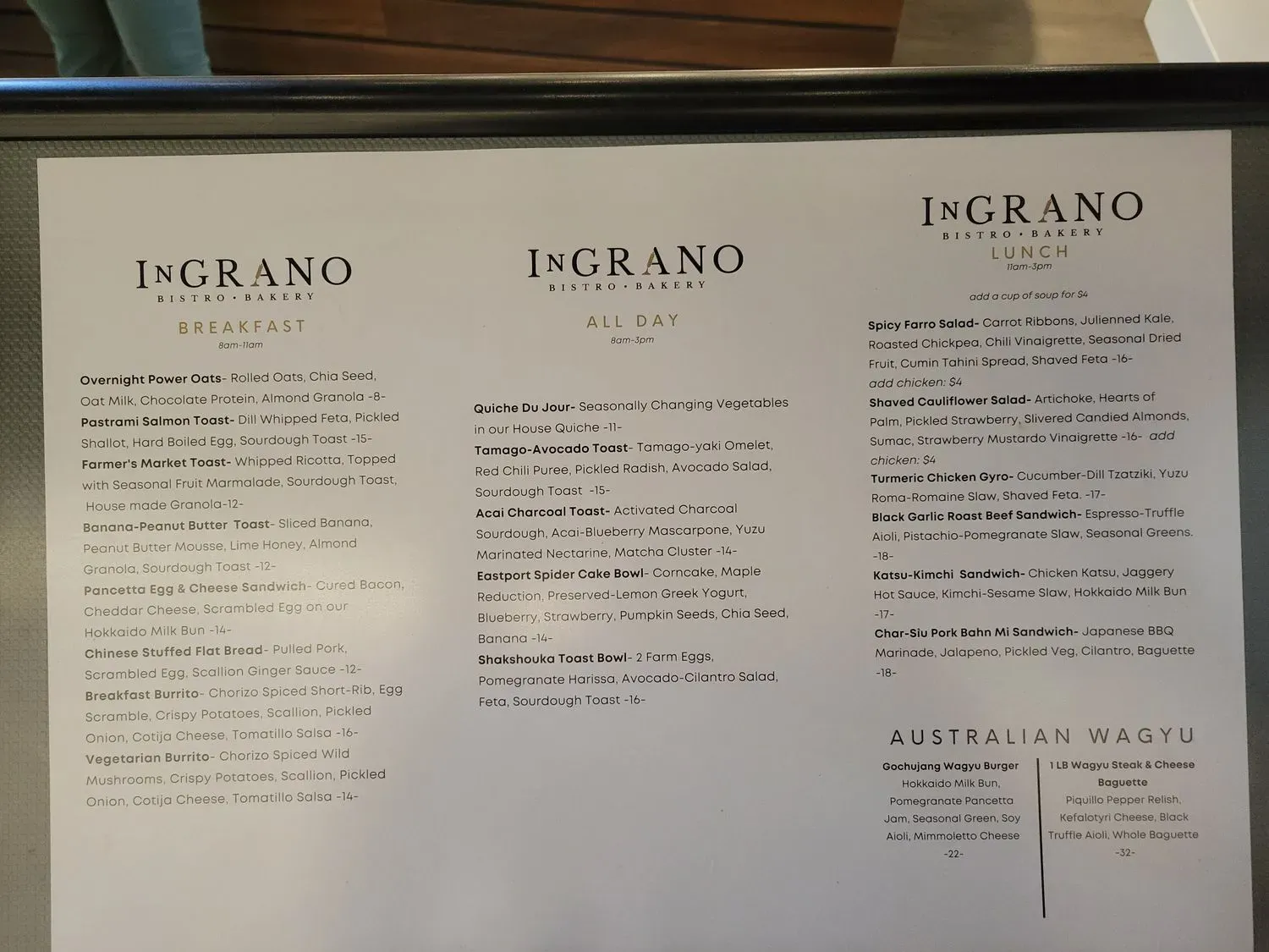 Menu 3