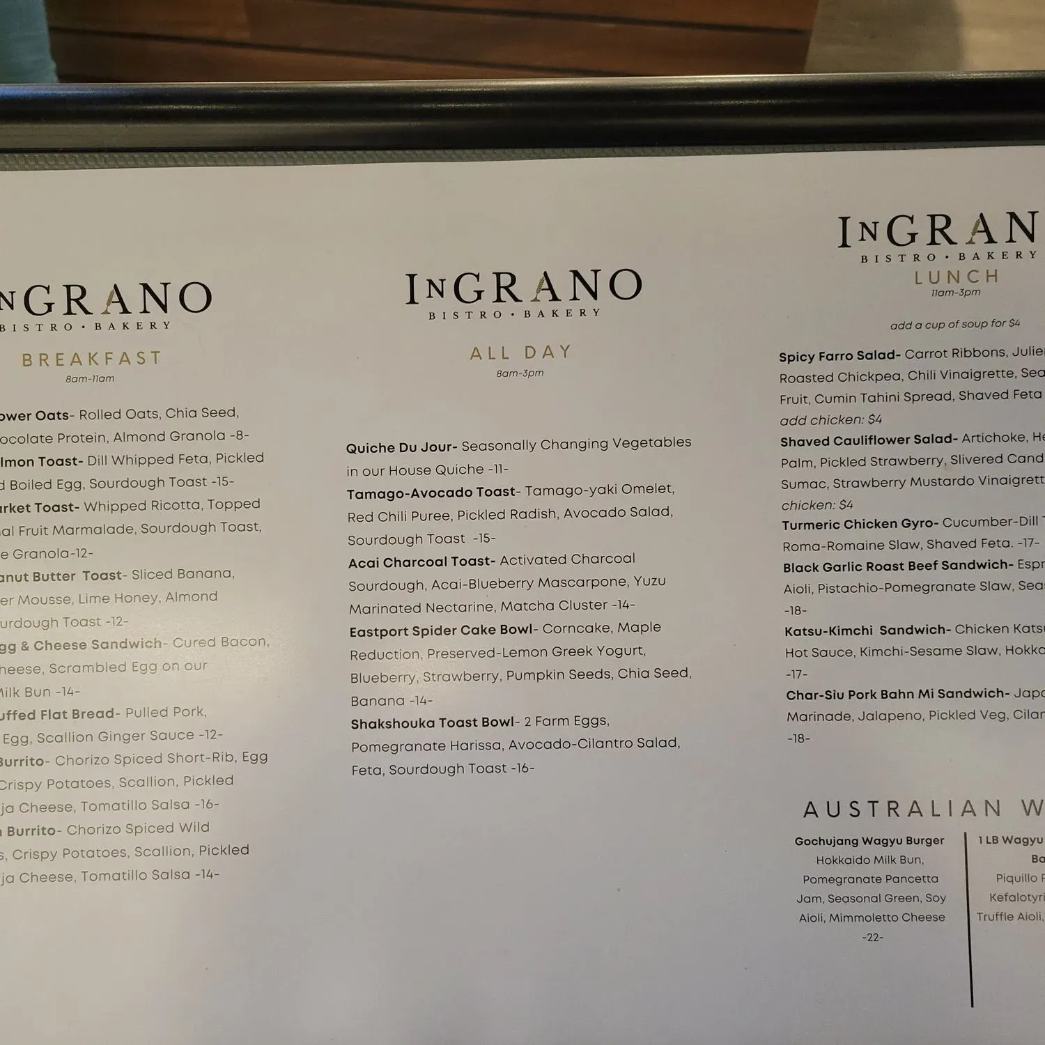 Menu 3