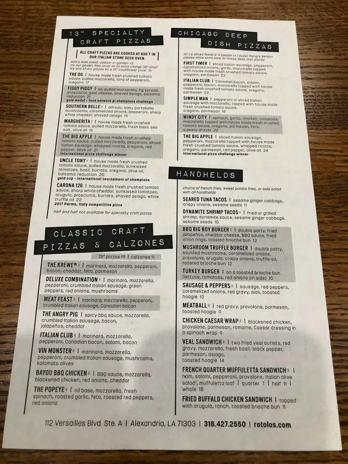 Menu 4