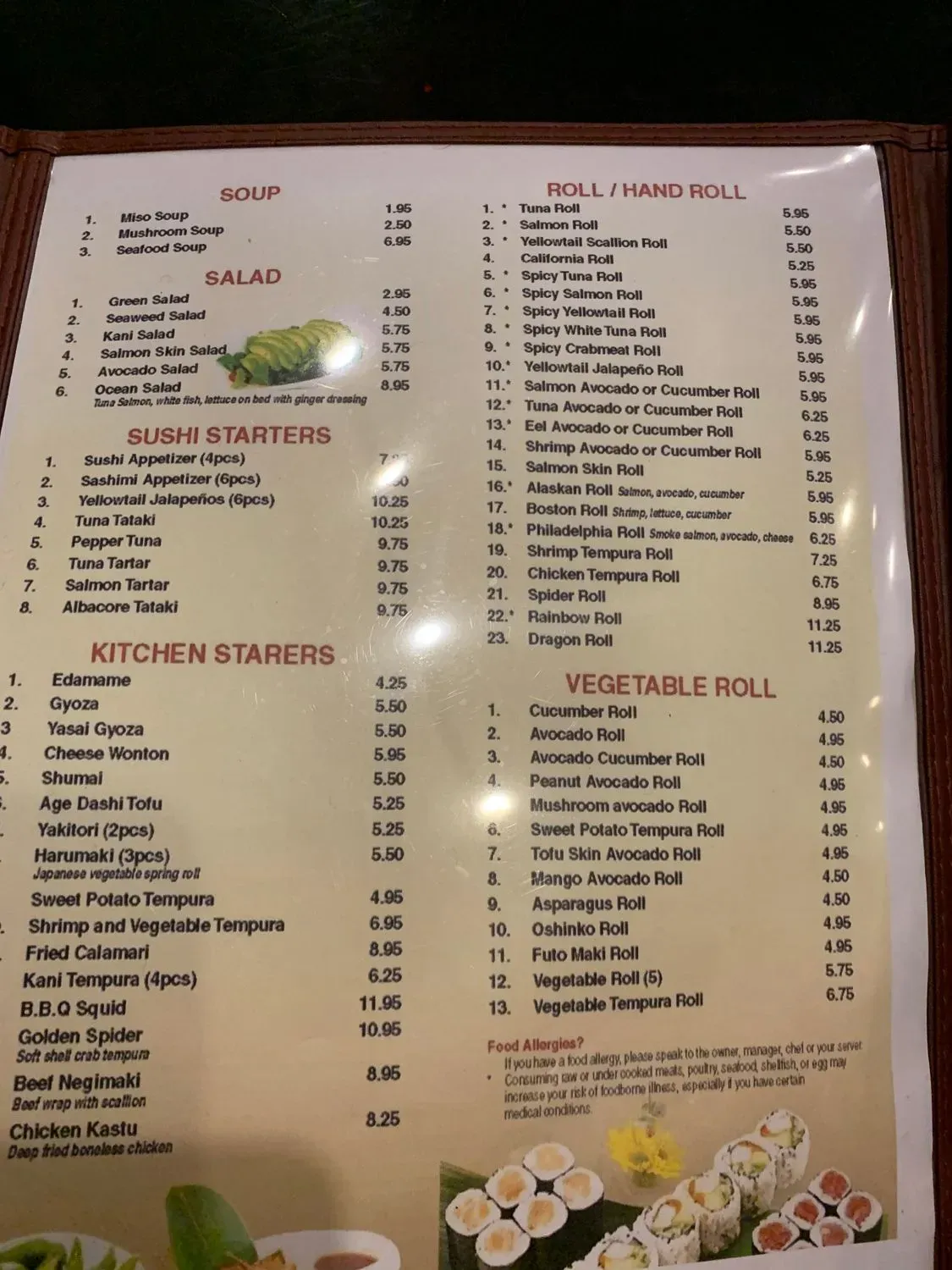 Menu 6