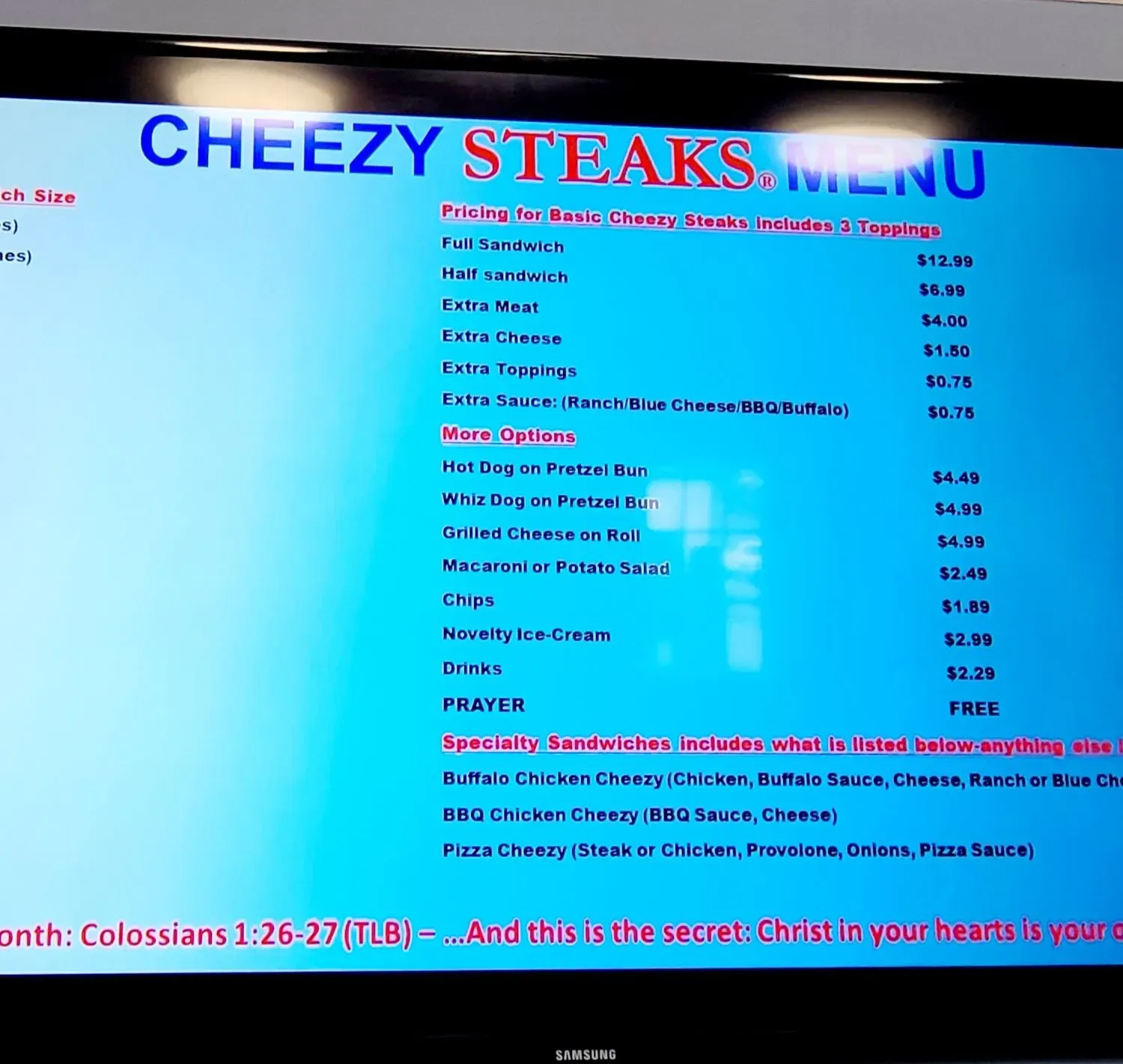 Menu 2