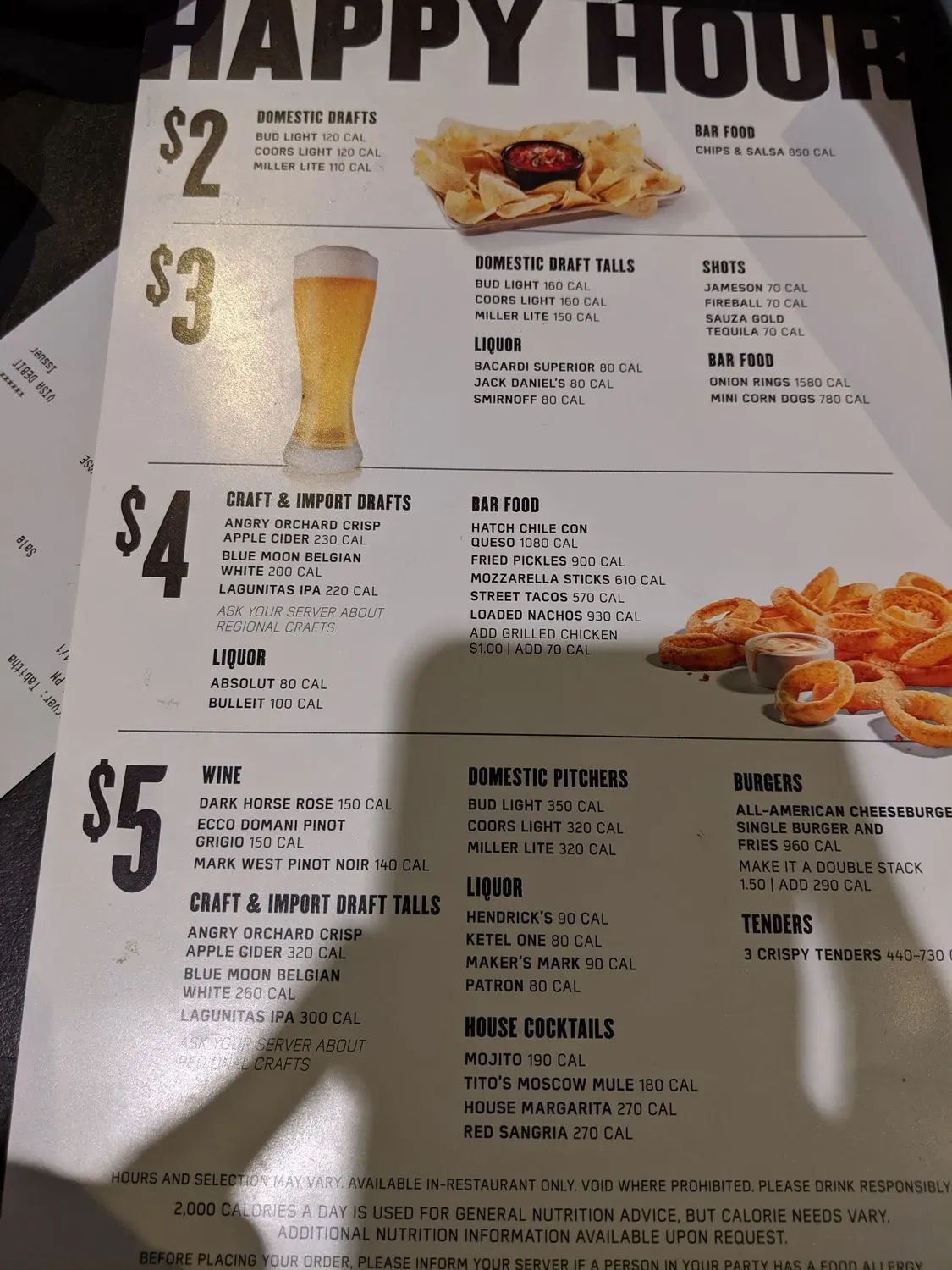 Menu 5