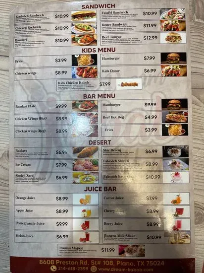 Menu 4