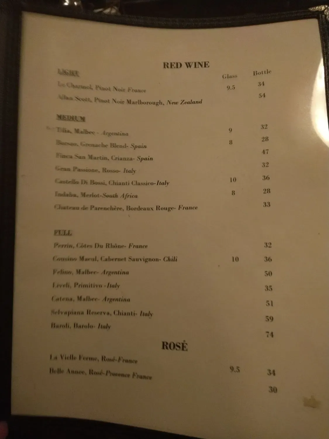 Menu 3