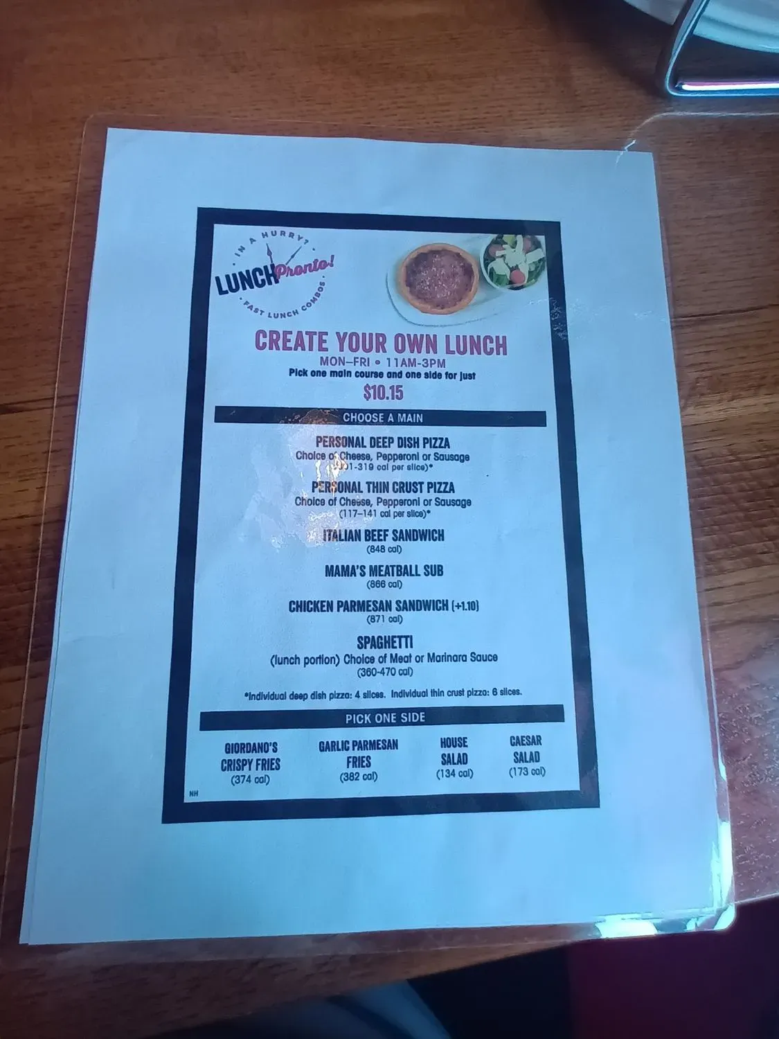 Menu 4