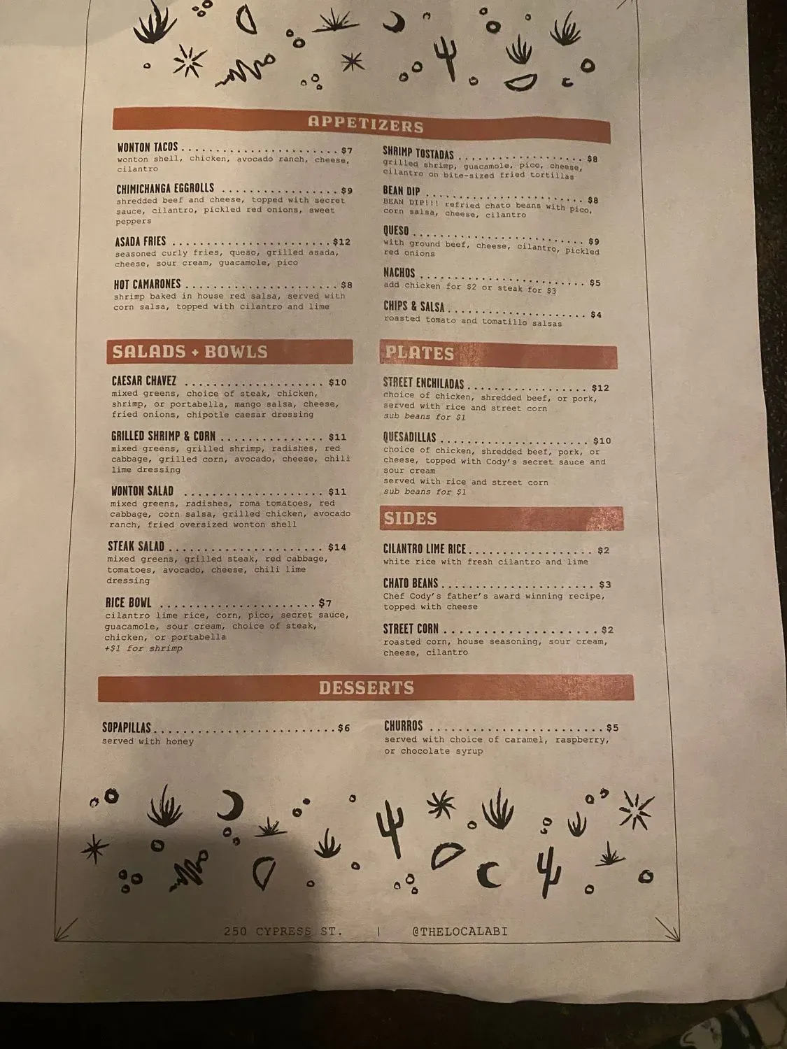 Menu 6