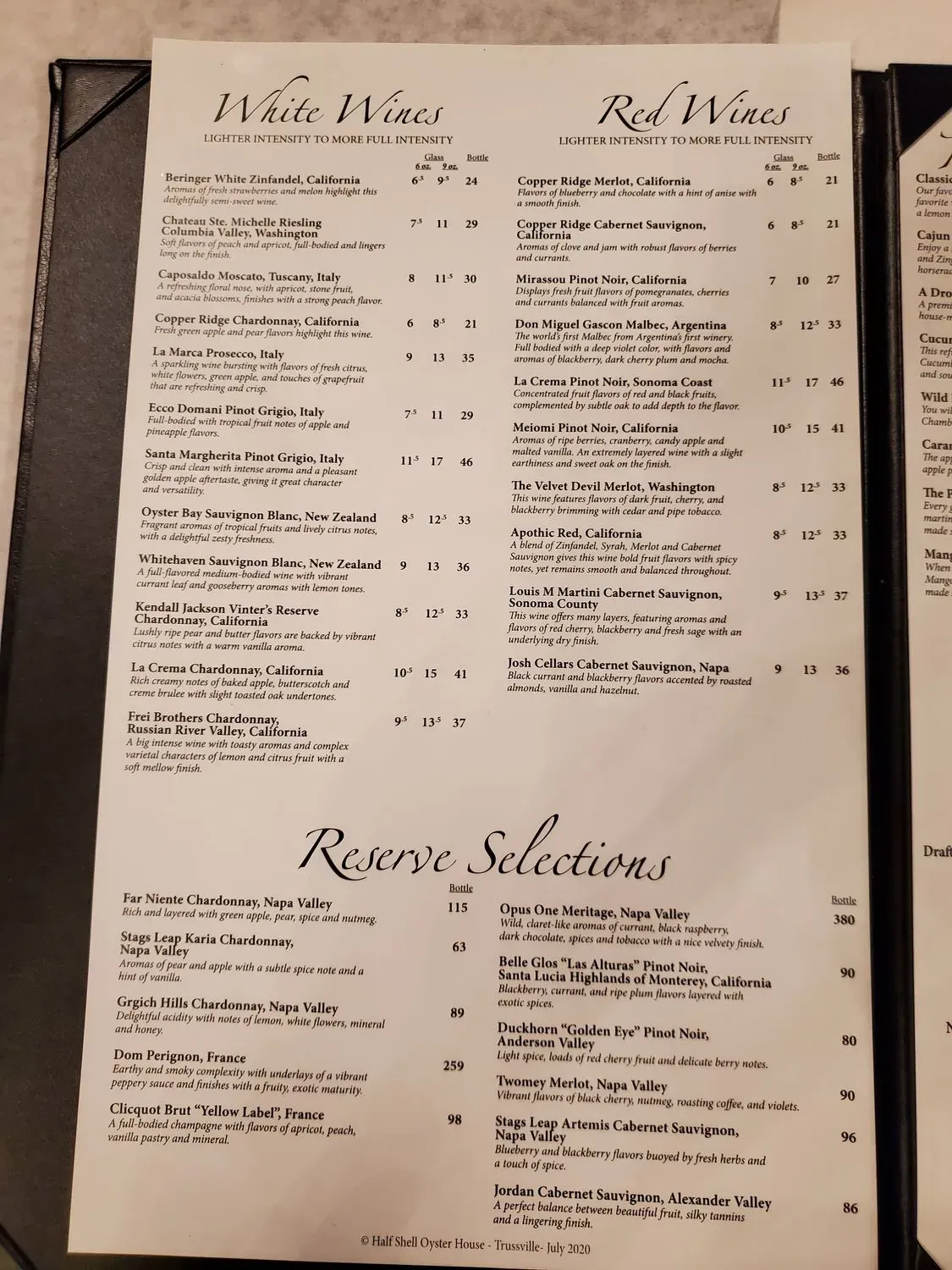 Menu 6