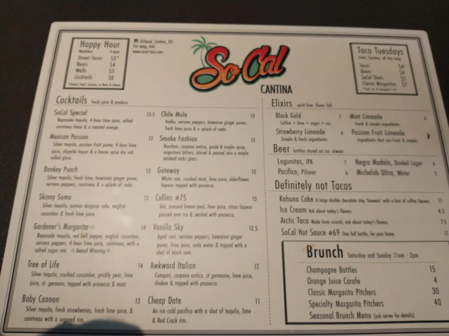 Menu 2