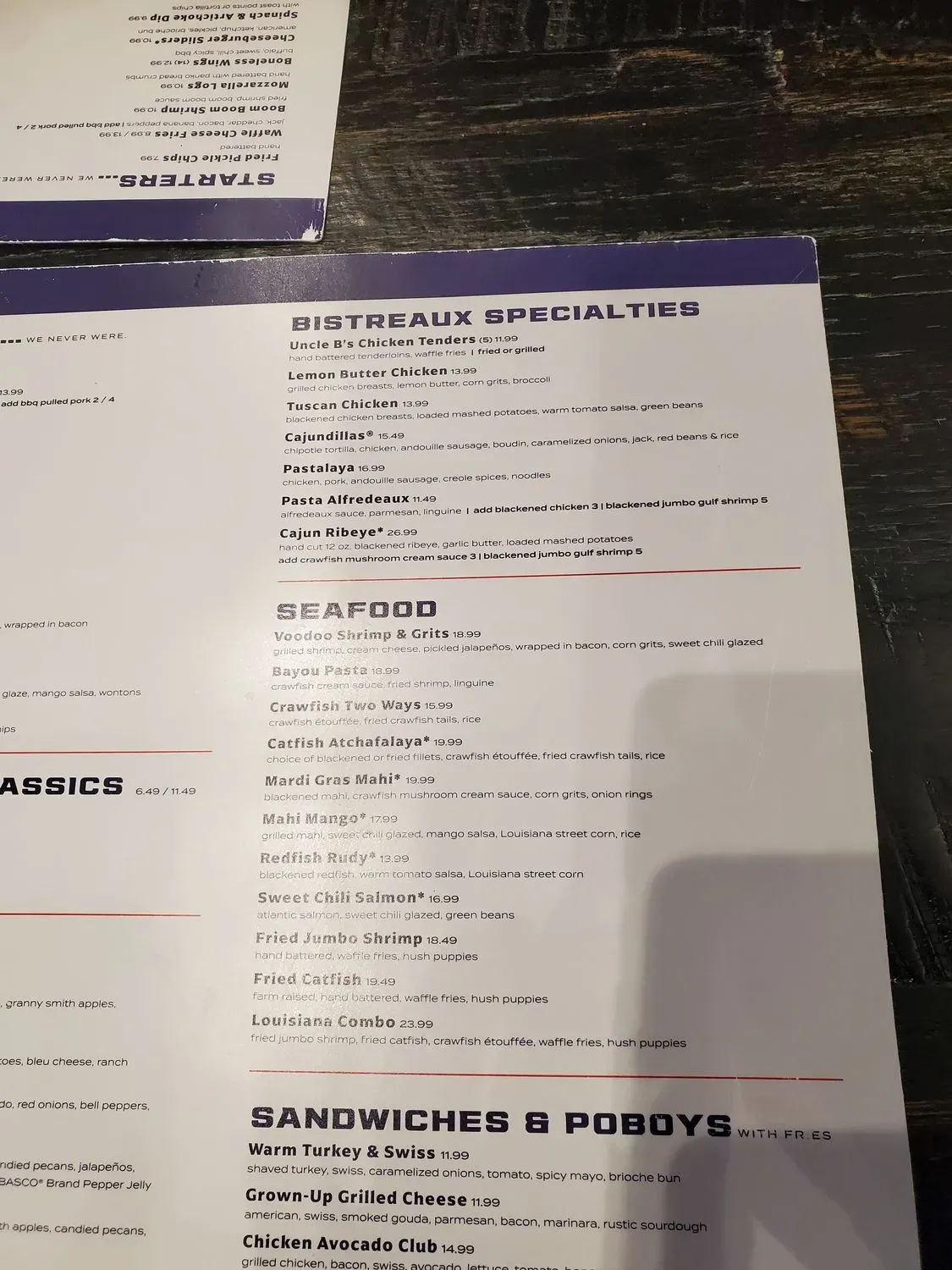 Menu 6