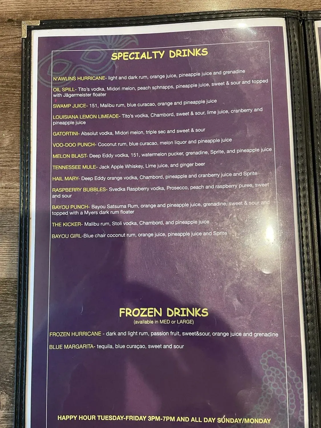 Menu 4