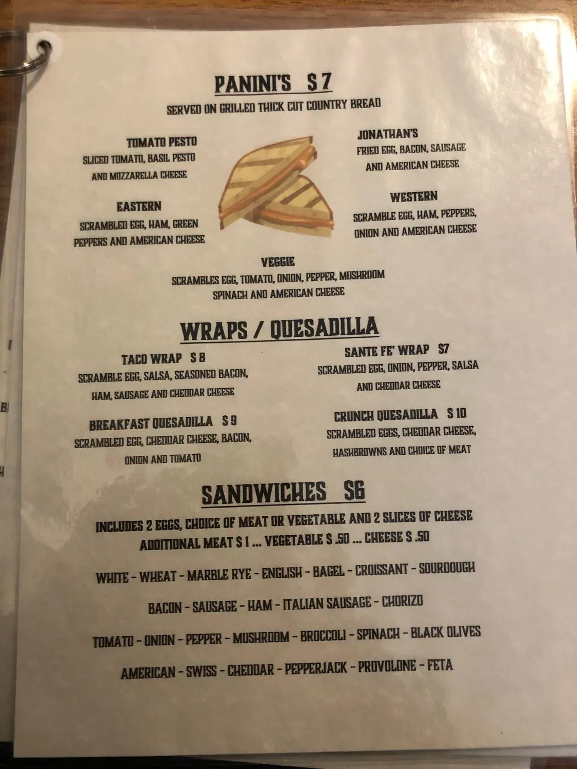 Menu 3