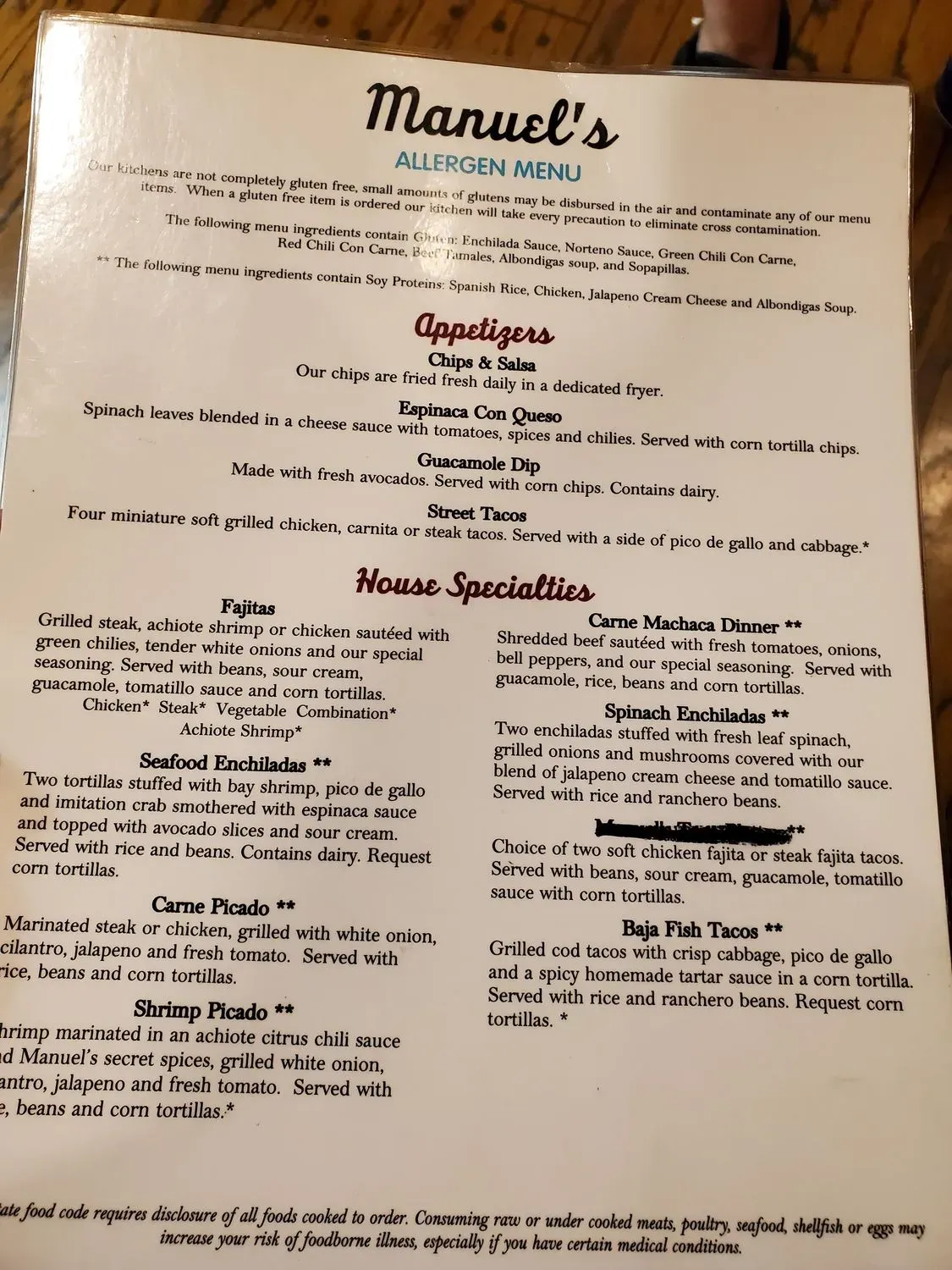 Menu 4