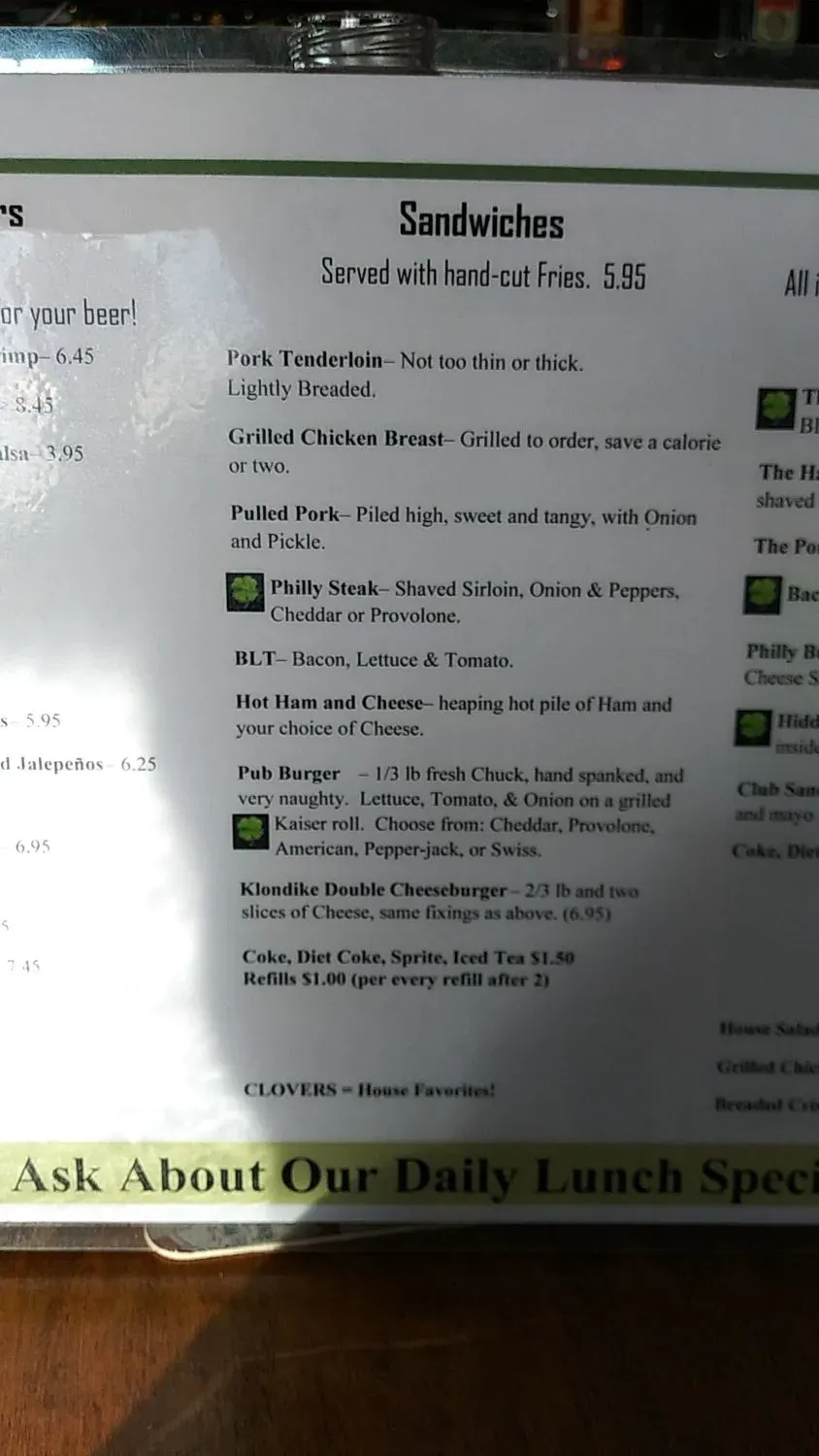 Menu 3