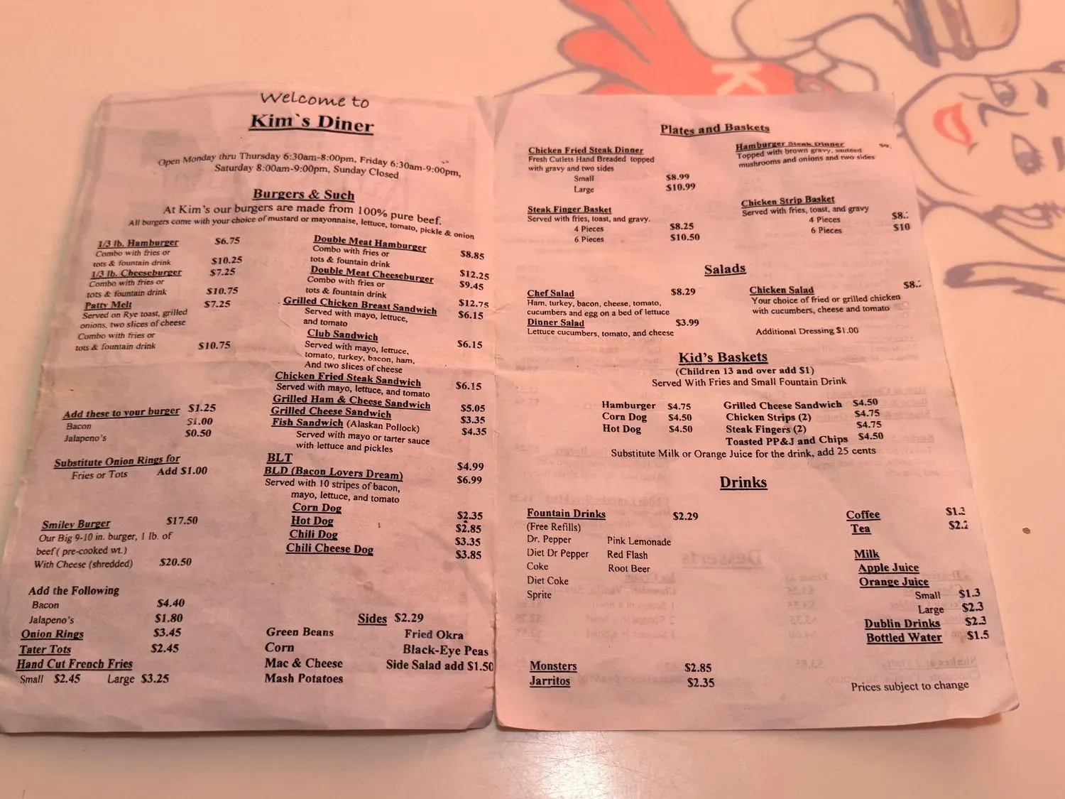 Menu 4