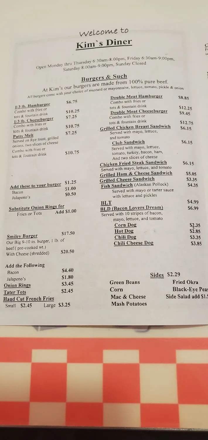 Menu 5