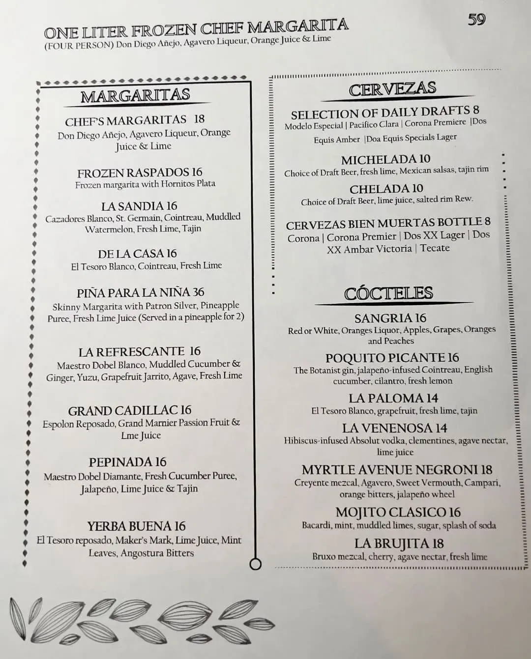 Menu 2