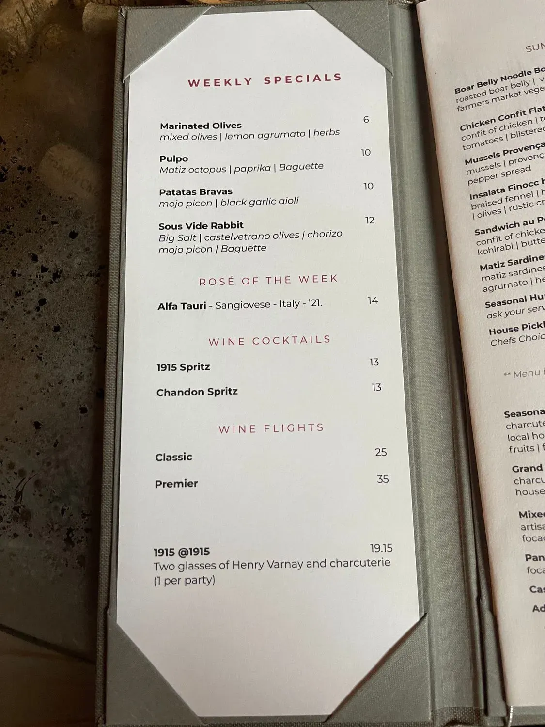 Menu 2