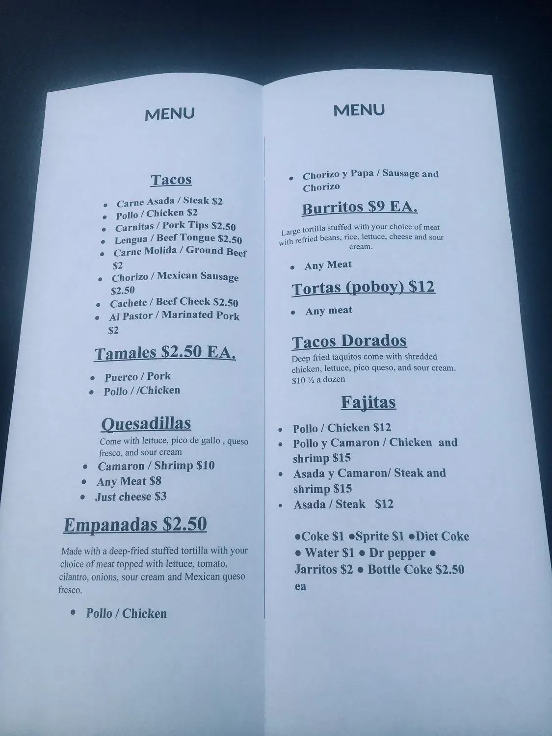 Menu 2