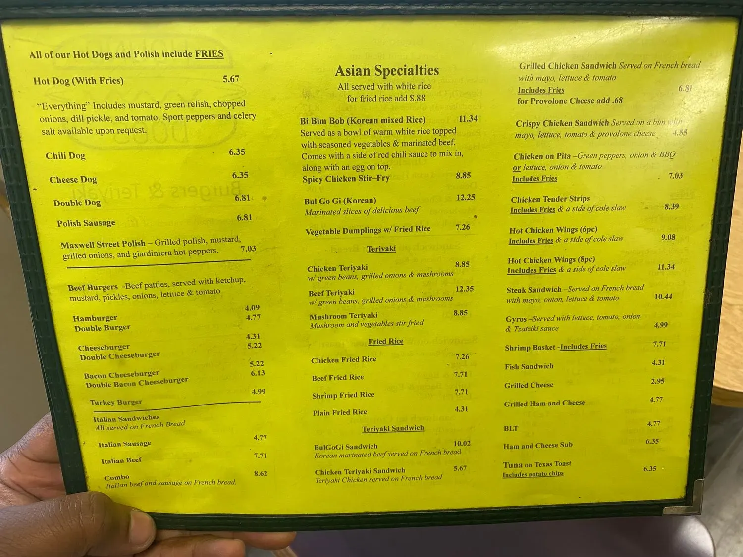 Menu 3