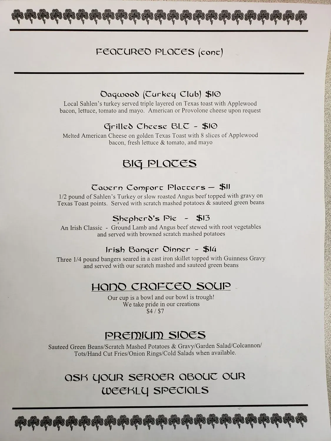 Menu 2