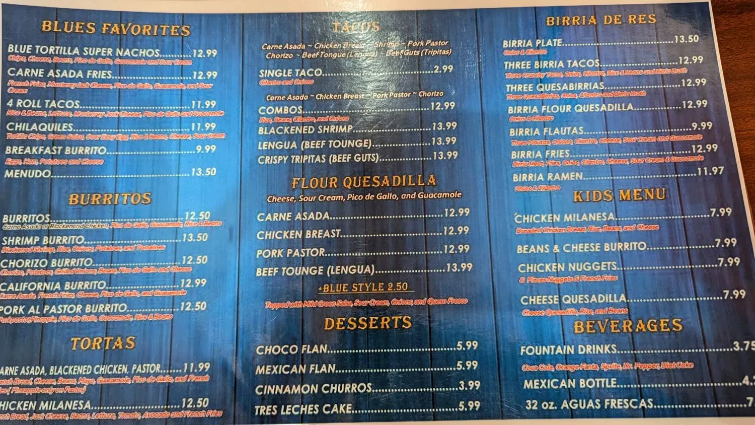 Menu 2